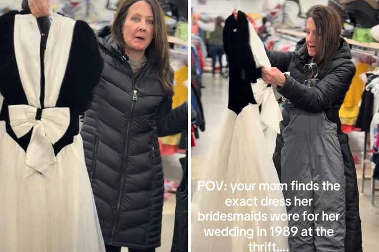 Majka i kći u second handu naišle na haljinu koja ih je ostavila bez riječi