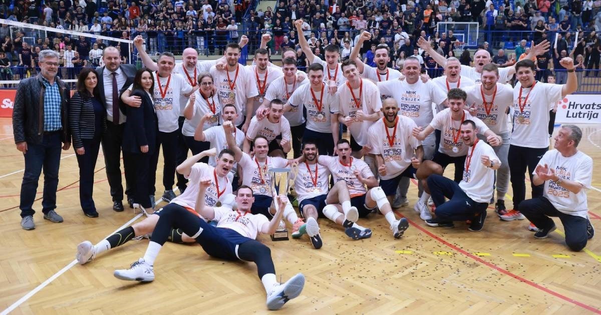 Odbojkaši osječke Murse osvojili naslov prvaka Hrvatske