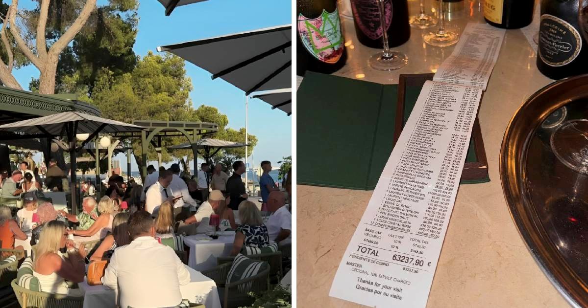 Širi se fotka računa od 63.000 eura iz restorana na Mallorci - i svi se pitaju isto