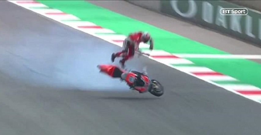 HOROR U MOTO GP-u Talijan katapultiran u zrak s motocikla pri 330 km/h