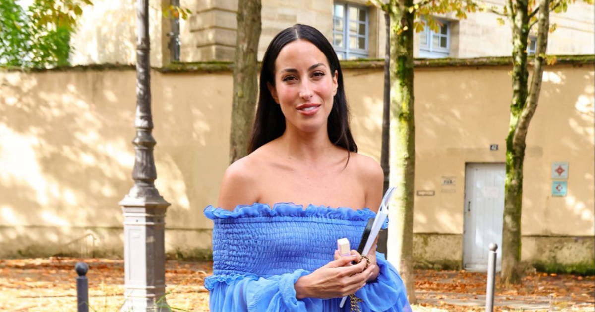 Ines de Ramon u prozirnoj plavoj haljini privukla poglede u Parizu