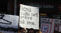 FOTO Pogledajte transparente s prosvjeda zbog slučaja Mirele Čavajde u Zagrebu