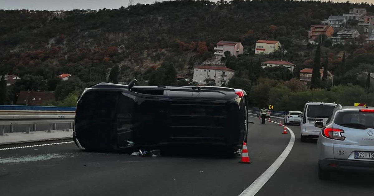Prometna nesreća na A6 kod Rijeke. Svjedoci: Bježali su policiji