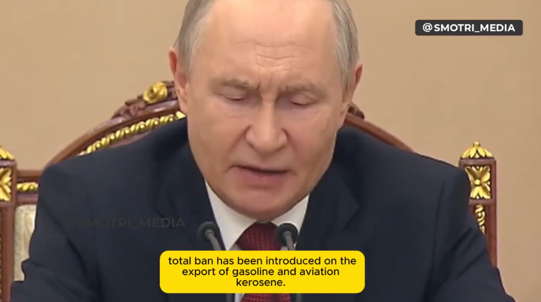 Putin je upravo zabranio izvoz benzina