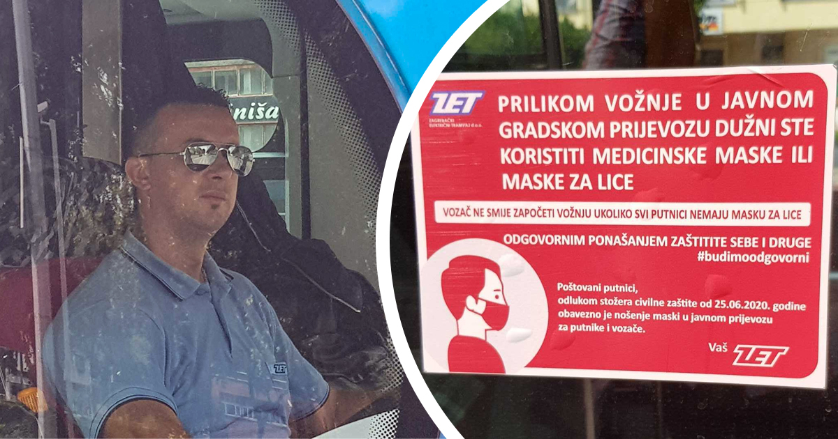 ZET-ovci moraju nositi maske. Ovo su fotografije vozača na dan s najviše zaraženih