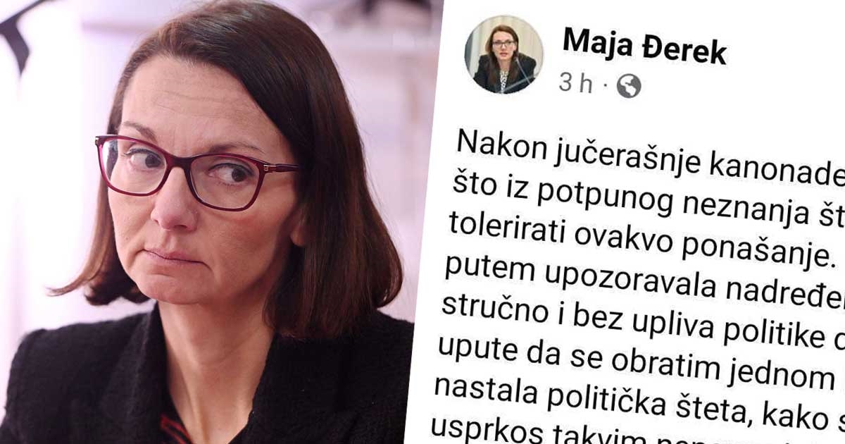 Maja Đerek: Molim gradonačelnika Puljka da prestane obmanjivati javnost