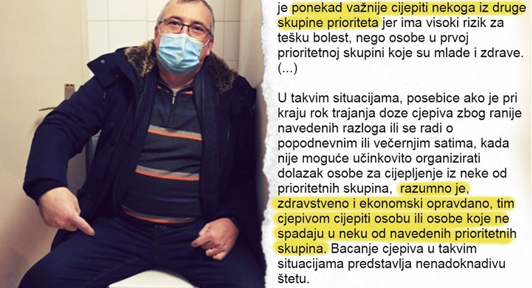 HZJZ u priopćenju praktički brani cijepljenje moćnika preko reda