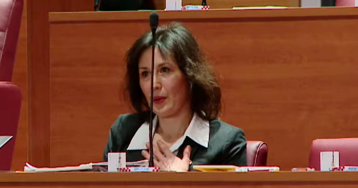 VIDEO Daliju Orešković stresla struja u Saboru