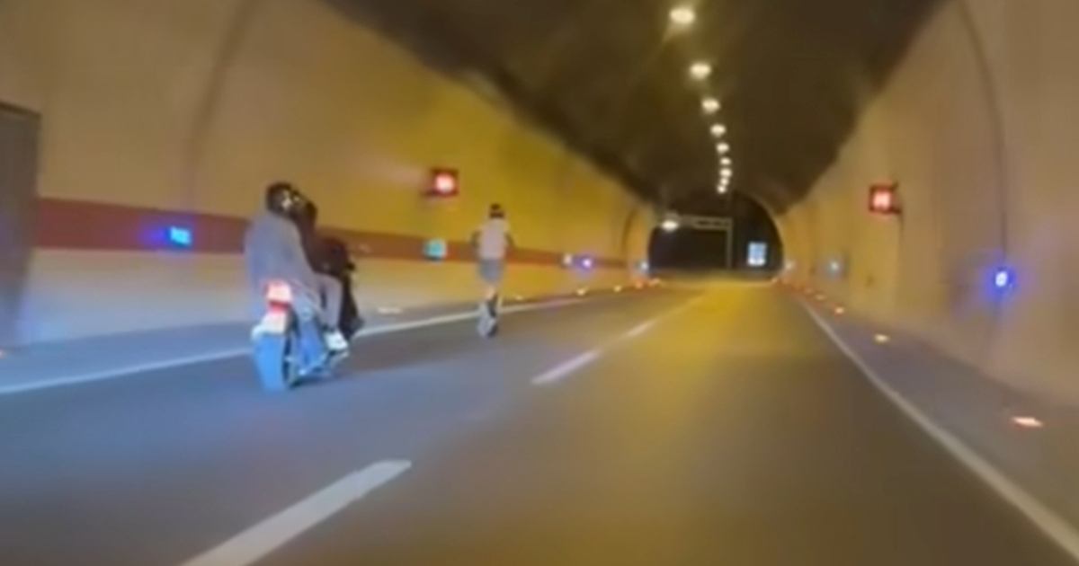 VIDEO Vozi električni romobil po lijevoj traci brze ceste u tunelu