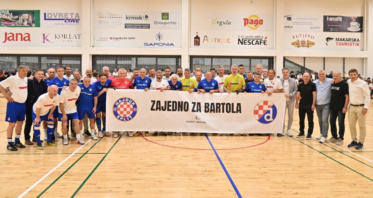 FOTO Pogledajte tko je bio na donatorskoj utakmici. Bartolović poslao dirljivu poruku