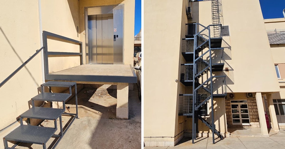 Netko je zamislio da se ovim stepenicama trebaju kretati djeca s poteškoćama