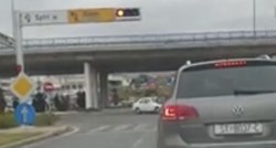 VIDEO Na izlazu iz Splita vozio u suprotnom smjeru