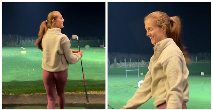 Tip prekinuo profesionalnu golfericu da joj objasni zamah, njezina reakcija je hit