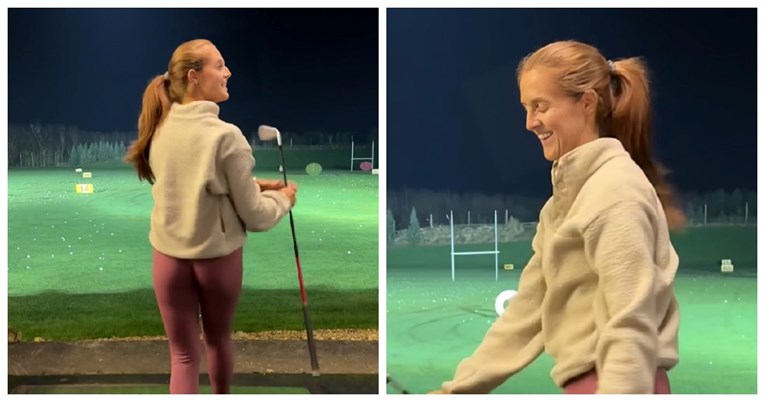 Tip prekinuo profesionalnu golfericu da joj objasni zamah, njezina reakcija je hit
