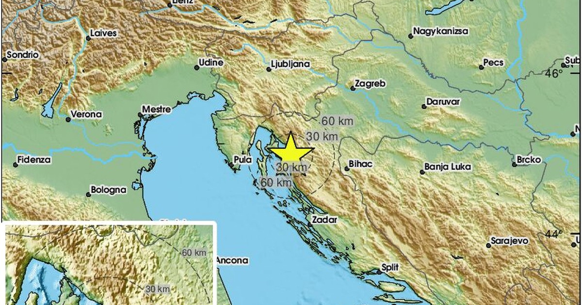 Umjeren potres kod Senja, osjetio se od Rijeke do Raba