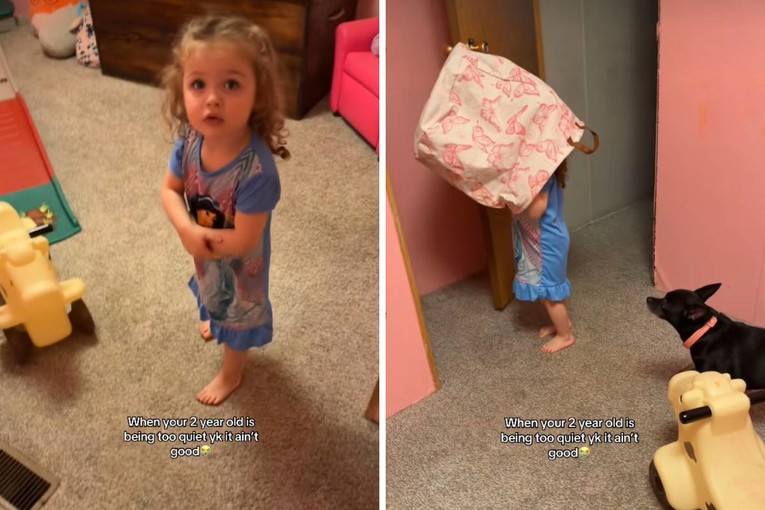 Mama neko vrijeme nije čula kćer (2) dok se igra, ostala u čudu kad je ušla u sobu