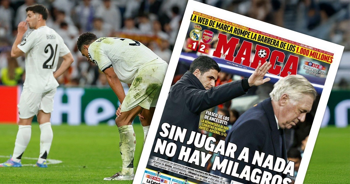 Pogledajte naslovnicu Marce nakon ispadanja Reala iz Lige prvaka