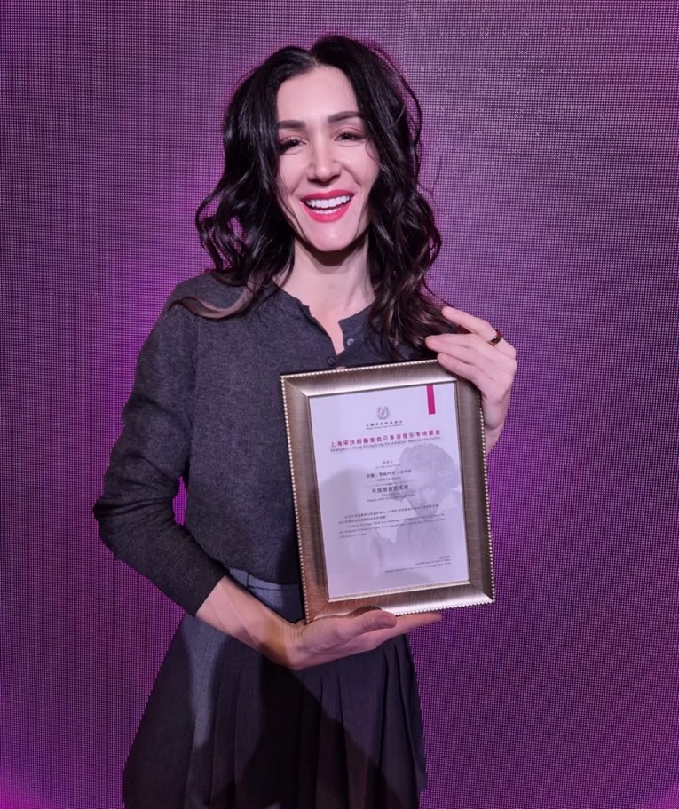 Kineska zaklada odala priznanje Ani Rucner za umjetnički i humanitarni rad