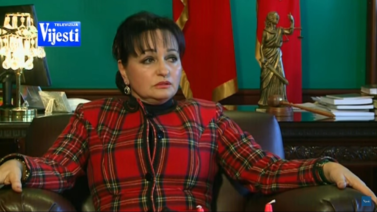 Uhićena bivša šefica crnogorskog Vrhovnog suda, pokušala je pobjeći iz zemlje