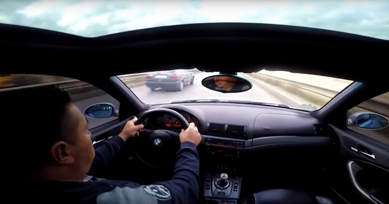 VIDEO BMW-om vozio slalom između automobila, ali nije daleko došao