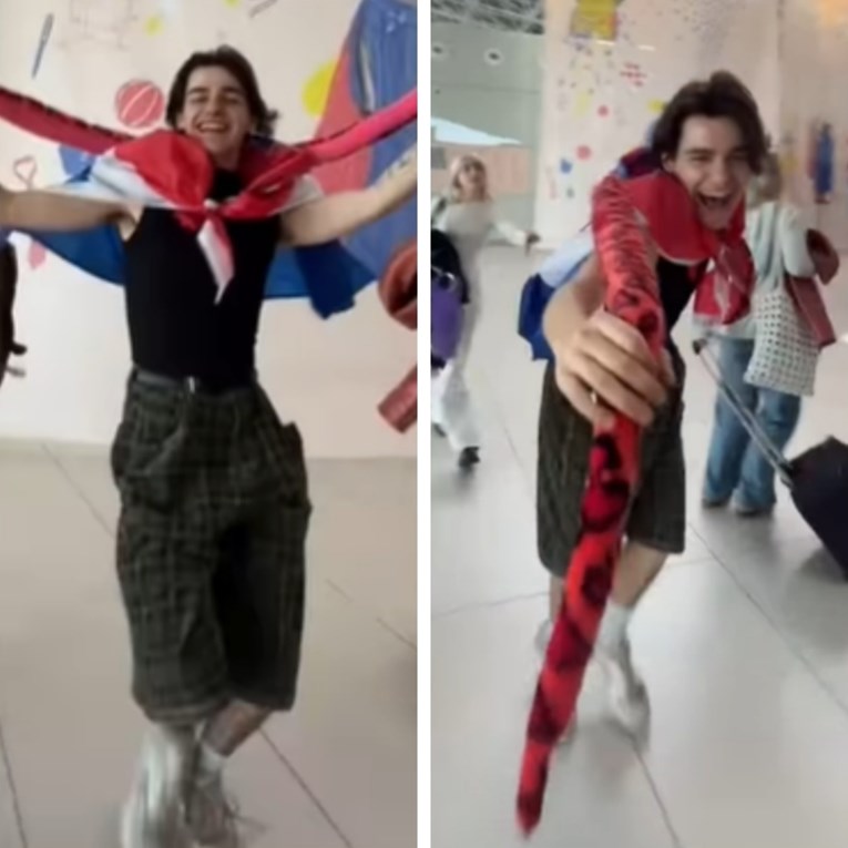 Marko Bošnjak pokazao atmosferu prije leta. S ekipom plesao na aerodromu