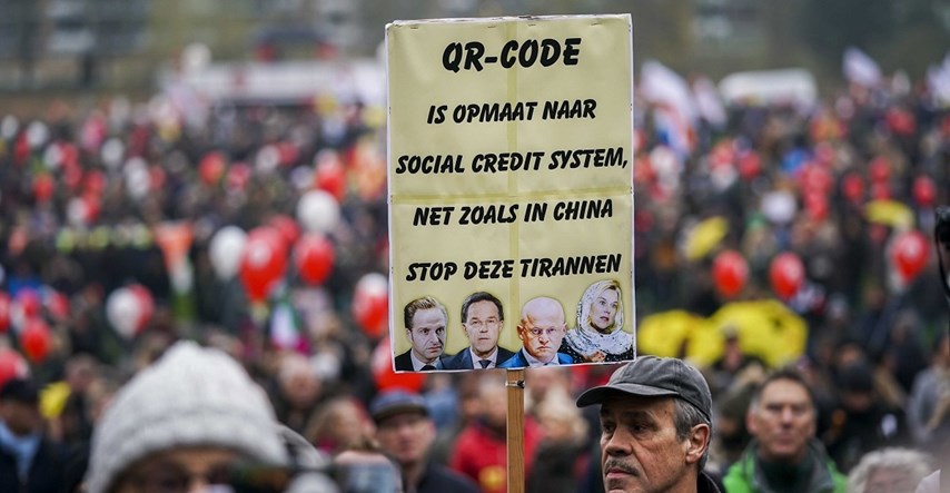 Veliki prosvjed protiv mjera u Nizozemskoj: "Sloboda zdravstva, odmah!"