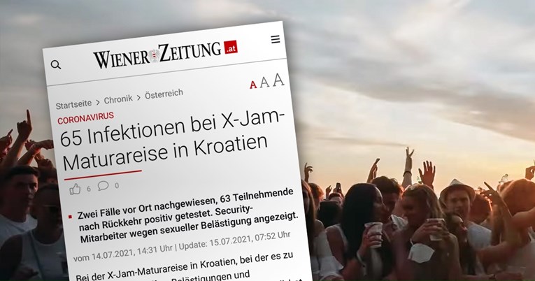 65 austrijskih maturanata zaraženo koronom na partyju X-Jam kod Poreča