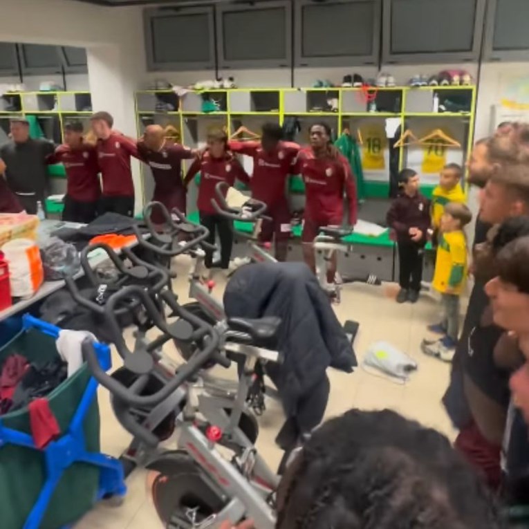 VIDEO Ovako igrači Istre slave pobjedu nad Dinamom