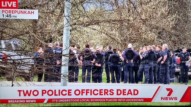 Traje velika policijska akcija nakon ubojstva dvojice policajaca u Australiji