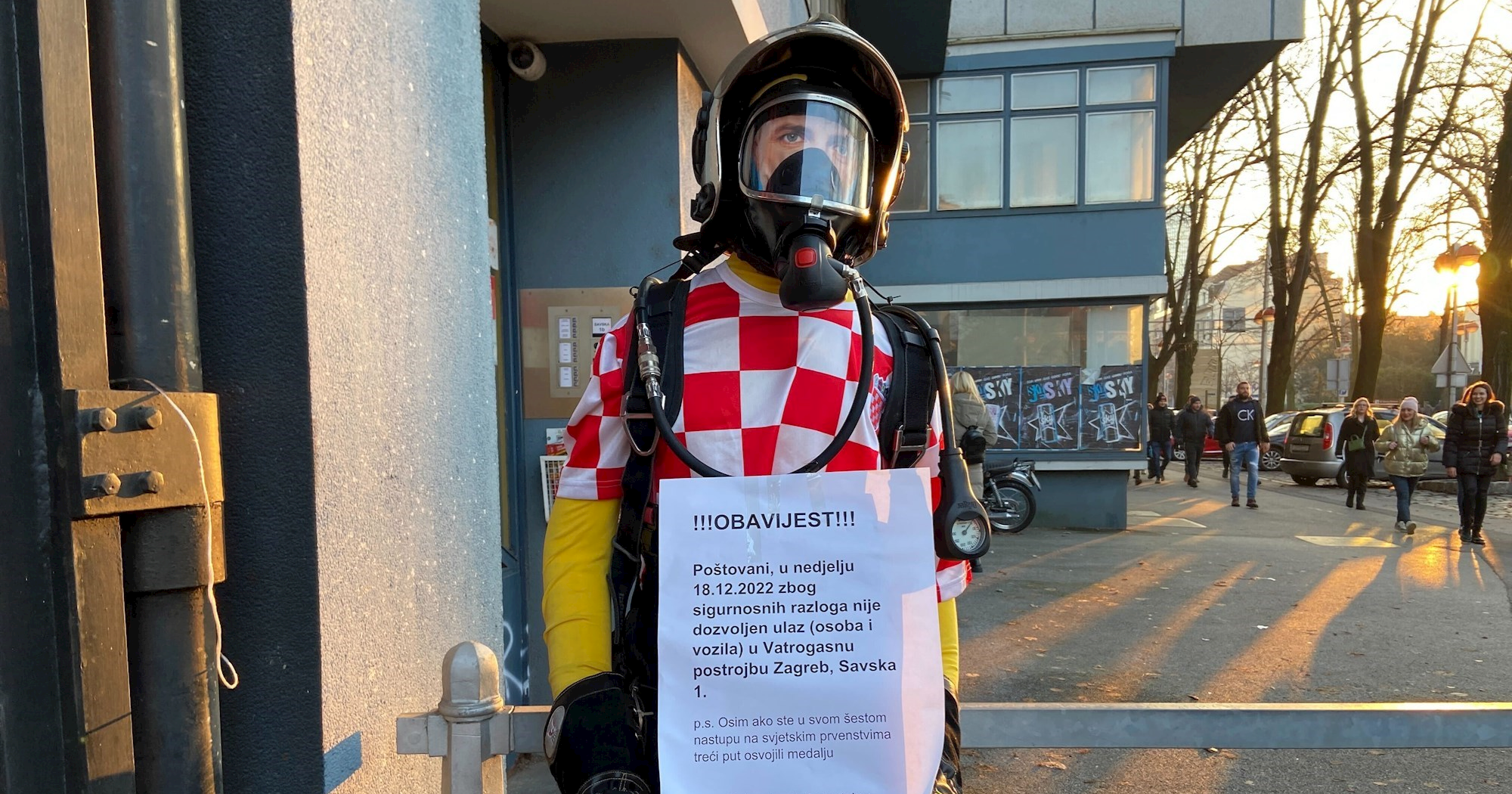 Poruka zagrebačkih vatrogasaca: Možete ući samo ako imate treću medalju s SP-a