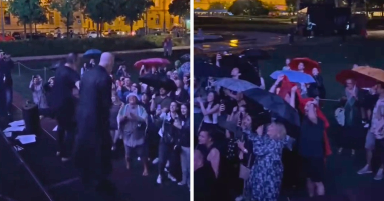 Kiša prekinula Urbanov koncert u Zagrebu, on se vratio na binu i pjevao s publikom