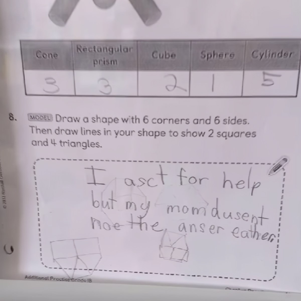 Zadaća iz matematike za drugi razred zbunila majku, odgovor njezine kćeri je hit