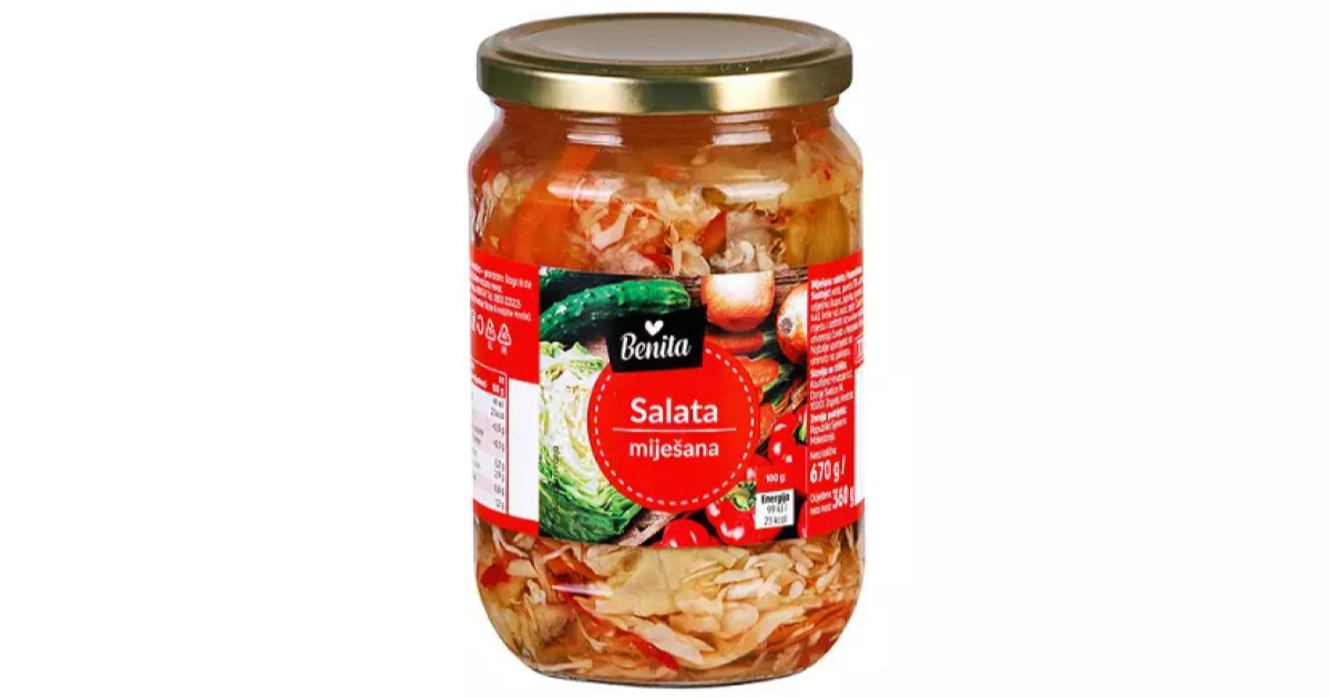 Povlači se miješana salata Benita