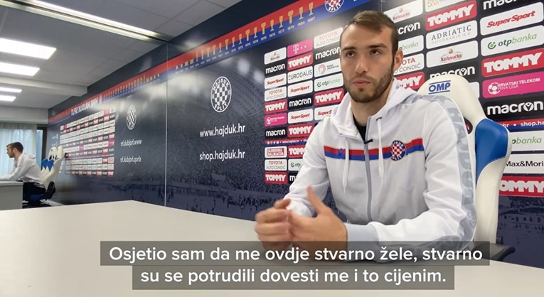 Ferro dao prvu izjavu kao igrač Hajduka: Kad sam vidio navijače, odabrao sam doći