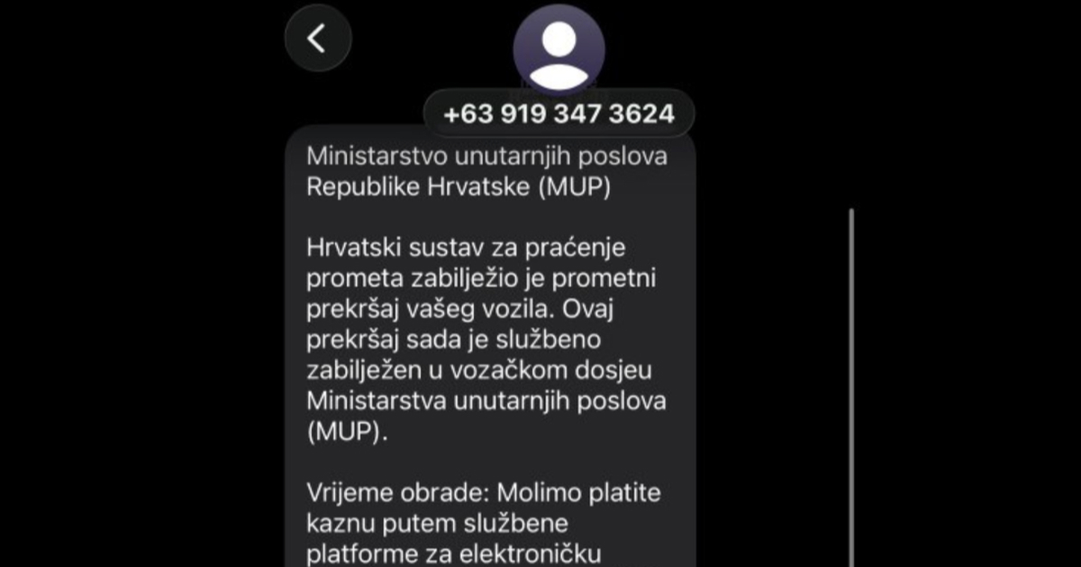 Policija upozorava na novu SMS prevaru