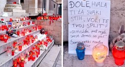 "Voli te tvoj Split": Evo kako izgleda Peristil dan nakon oproštaja od Balaševića