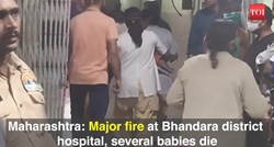 Deset beba poginulo u požaru u bolnici u zapadnoj Indiji