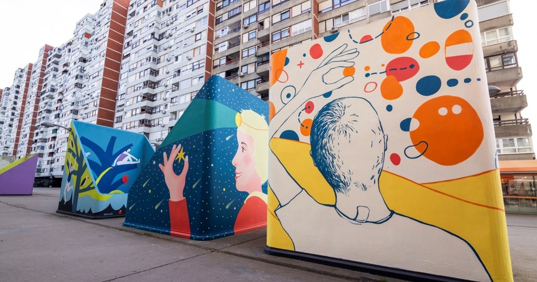 FOTO Pogledajte nove šarene murale na platou kod Mamutice