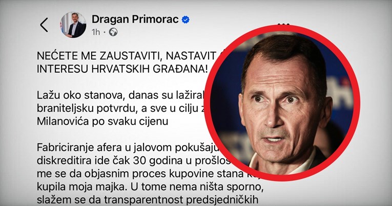 Primorac: Lažirali su moju braniteljsku potvrdu, izmišljaju aferu o gradskom stanu