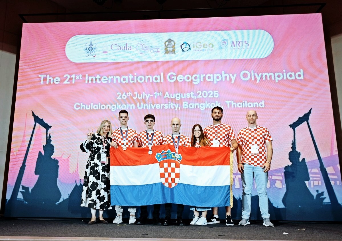 Hrvatski srednjoškolci osvojili dva srebra i broncu na Geografskoj olimpijadi