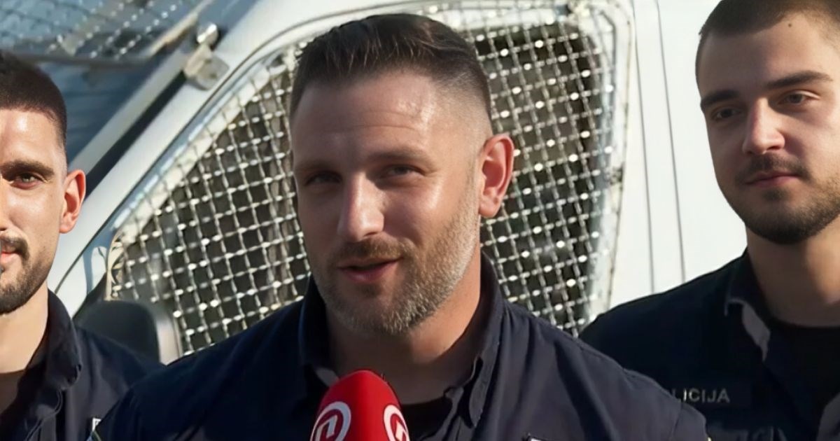 Zadarski policajac koji je oduševio Hrvatice: "To je čar i lipota ovog posla"