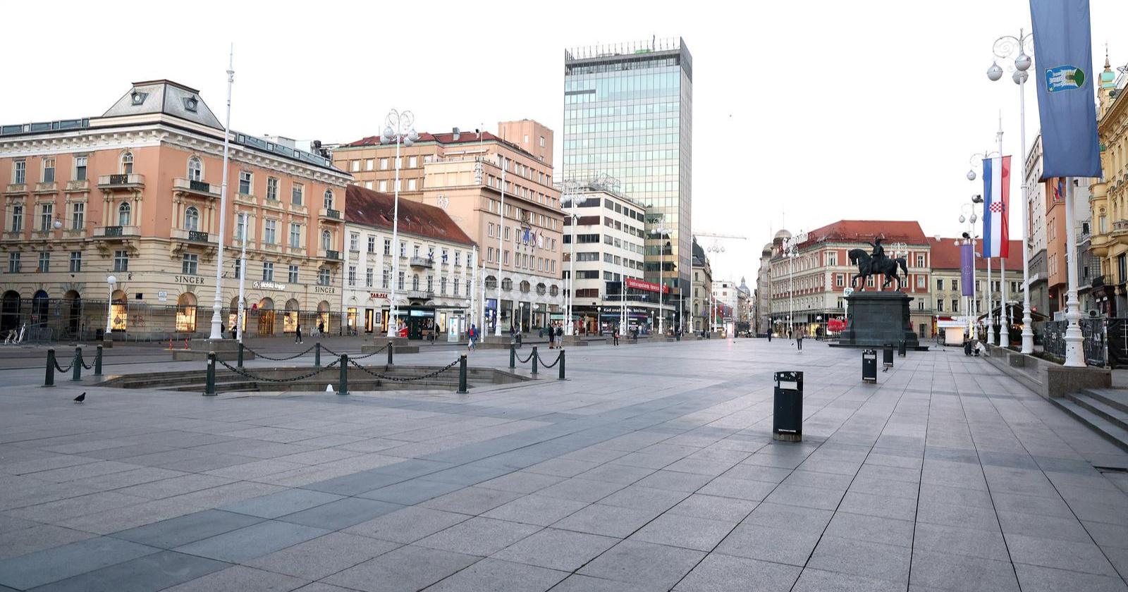 FOTO Ovako jutros izgleda glavni zagrebački trg