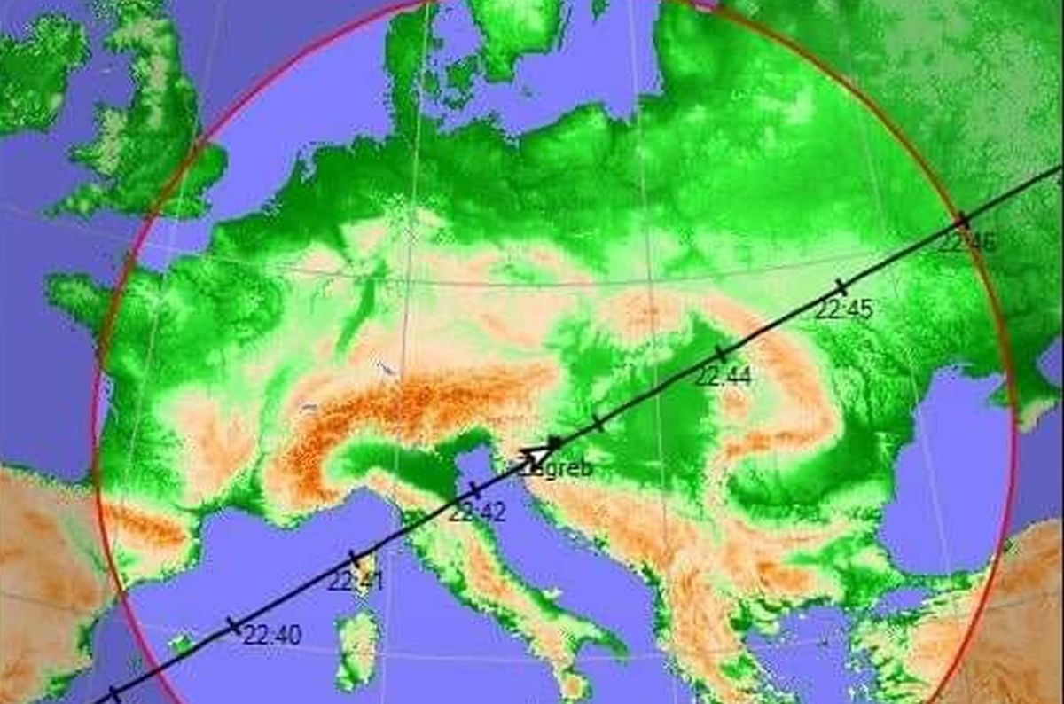 Ako ste u Zagrebu, večeras u 22:42 pogledajte u nebo
