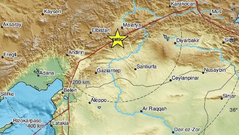 Potres jačine 4 po Richteru pogodio istok Turske