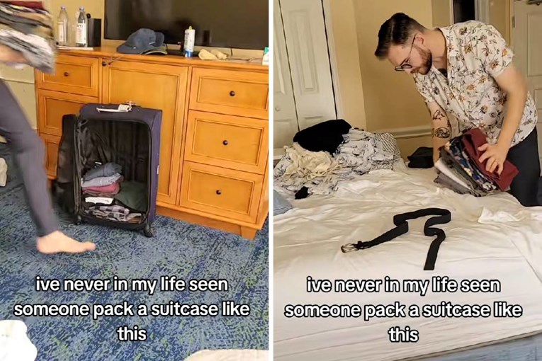 Muškarac postao viralan zbog načina na koji pakira odjeću u kofer 🤣
