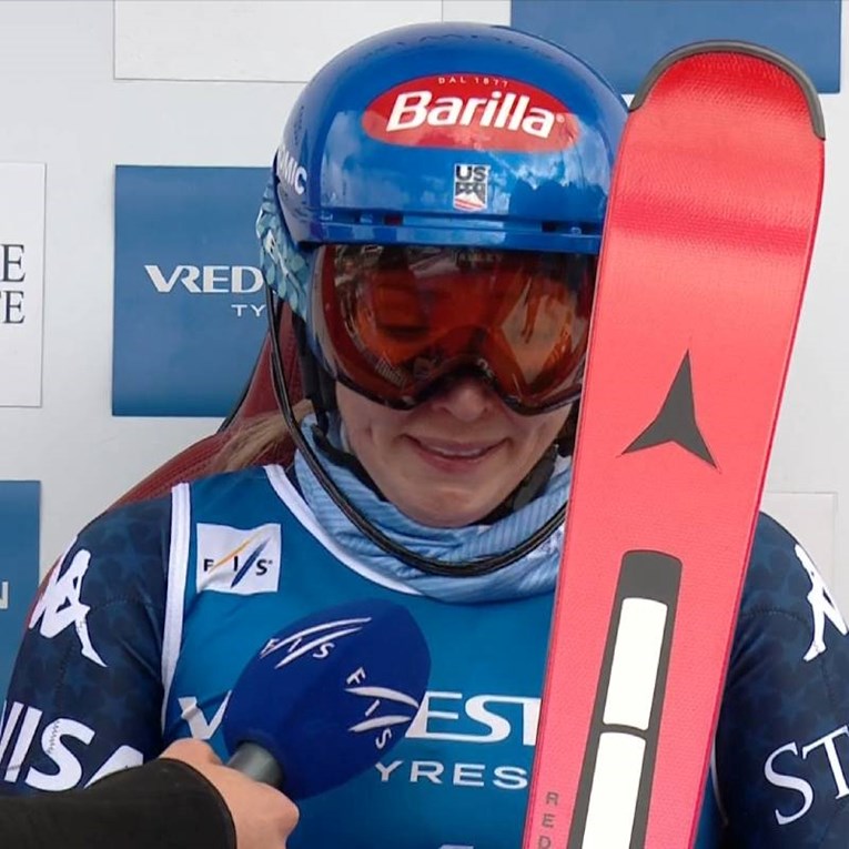 Shiffrin se rasplakala nakon što je pobijedila Ljutić. Jedva je odgovarala na pitanja