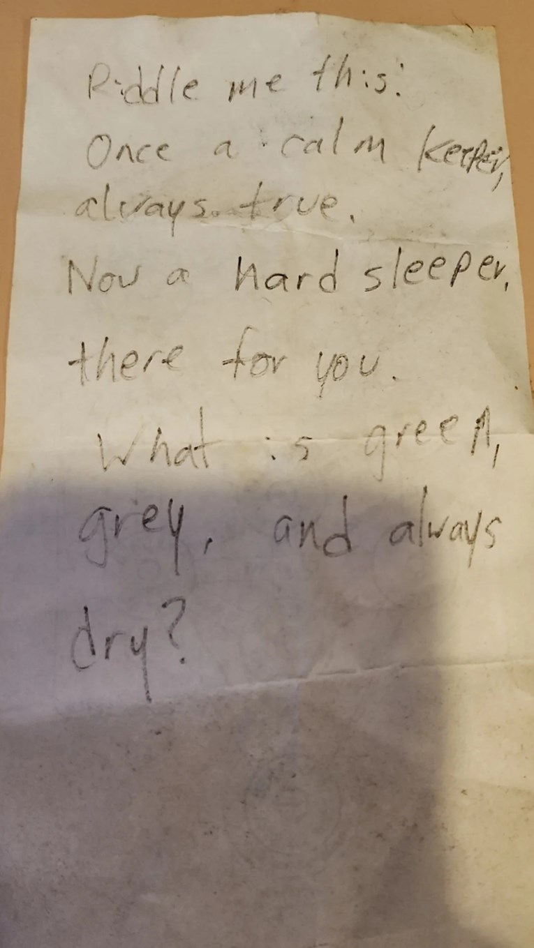 "Što je zeleno, sivo i uvijek suho?": Zagonetka koju nitko još nije uspio riješiti