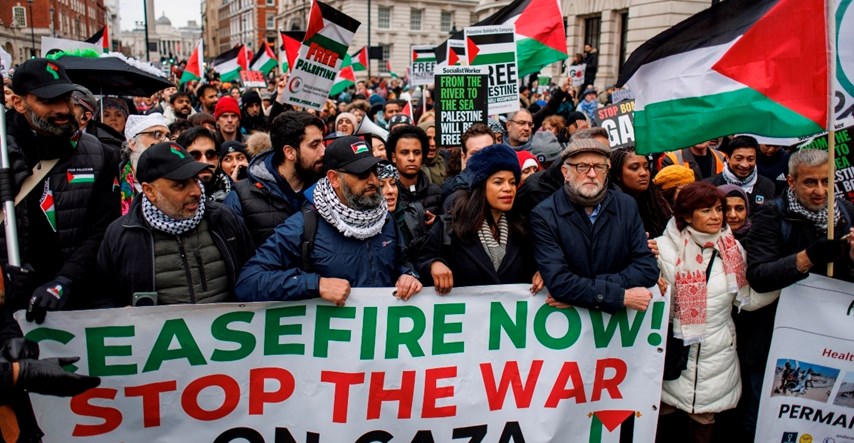 Tisuće ljudi u Londonu prosvjeduju protiv rata u Gazi, na terenu 1700 policajaca