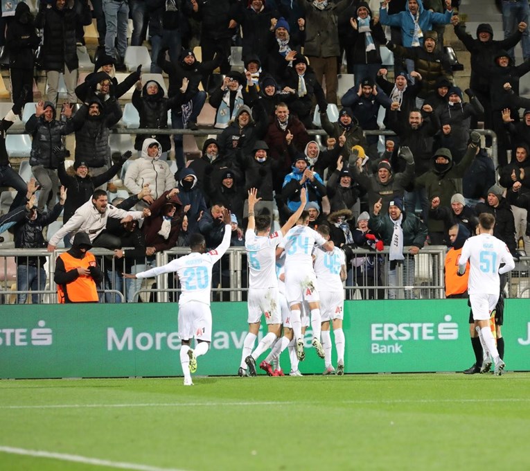 VIDEO Igrači Rijeke s Armadom slave pobjedu nad Hajdukom. "Ajme meni nije mi dobro"