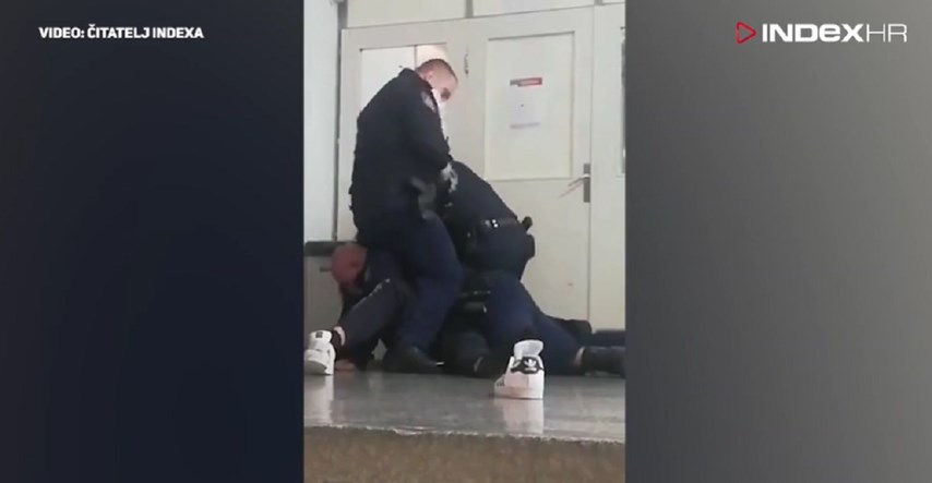 VIDEO Pravosudni policajci udarali muškarca bez maske u Splitu. Policija: Napao ih je